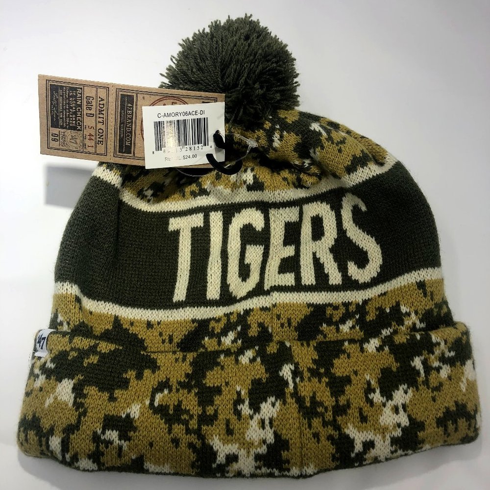 AUBURN TIGERS CAMO BEANIE BRAND NEW WITH TAGS $24